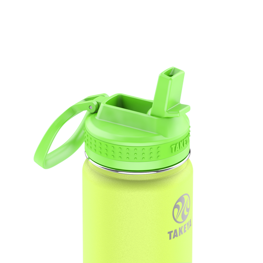 actives-kids-glow-in-the-dark-water-bottle-with-straw-lid-y2 51075-Actives-Kids-Straw-18-GID-LightningGreen-closeup.png