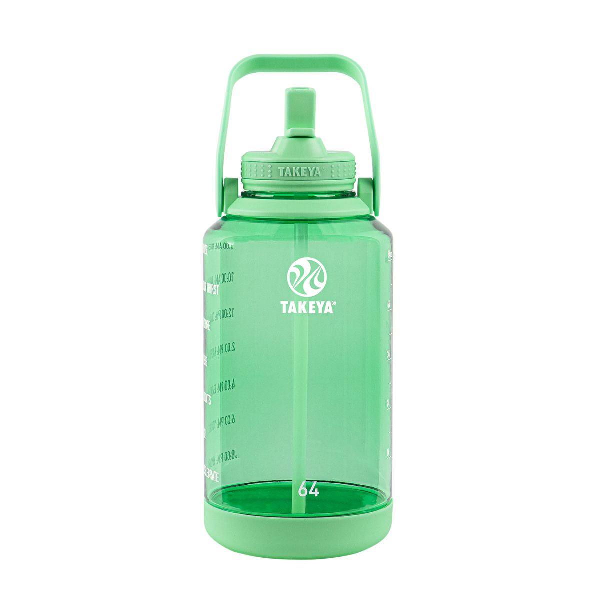 tritan-motivational-water-bottle-with-straw-lid-s7 54101-Tritan-Straw-Motivational-64-PistactioGreen-front.png