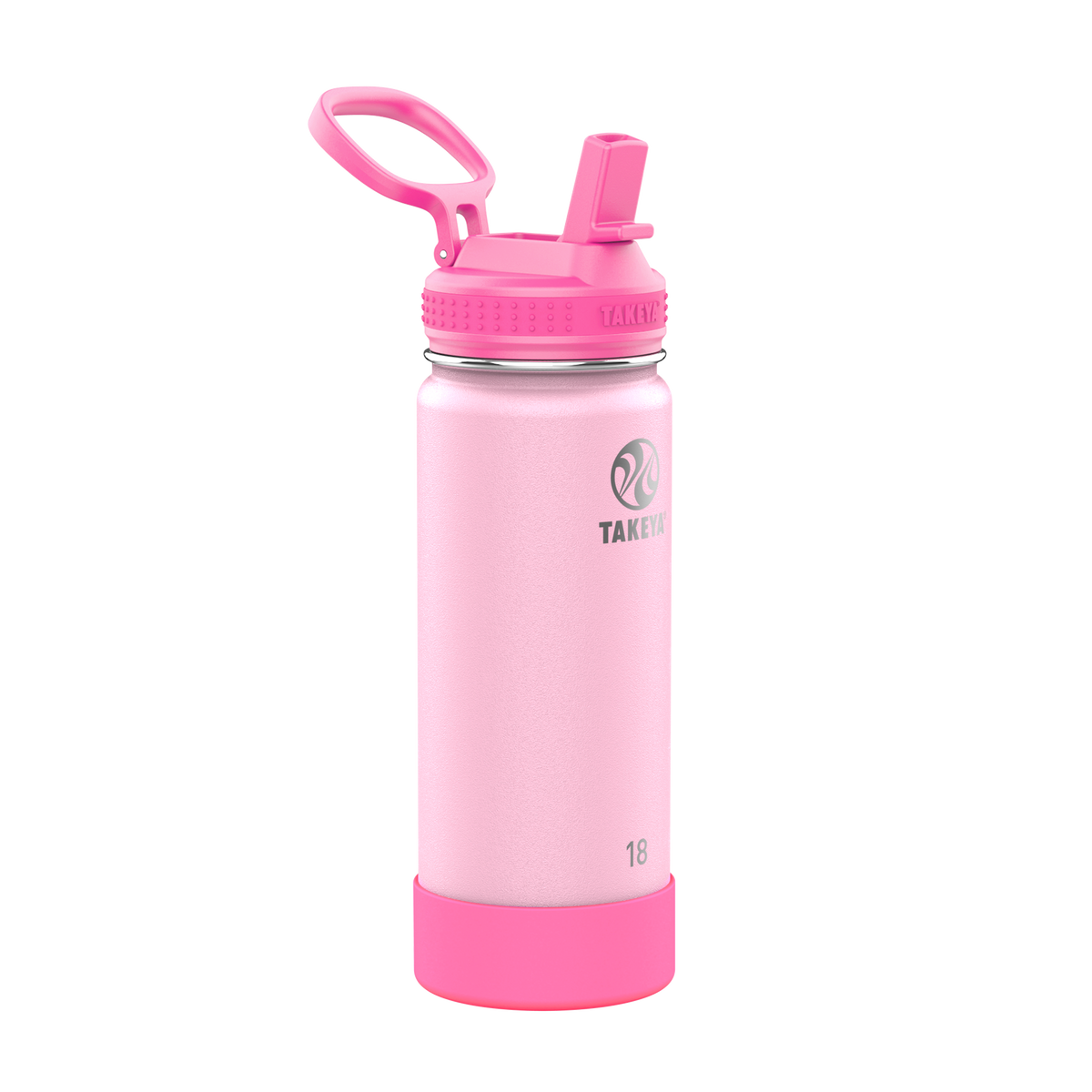 actives-kids-glow-in-the-dark-water-bottle-with-straw-lid-y2 51076-Actives-Kids-Straw-18-GID-SummerGlowPink-angle.png