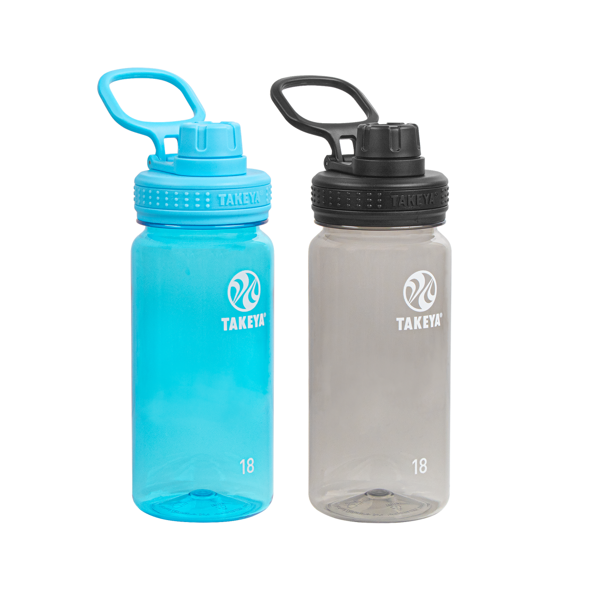 tritan-water-bottle-bundle-with-spout-lid-2-pack-z0 51476-Tritan-Spout-18-2pk-BreezyBlue-StormyBlack-Front_1.png