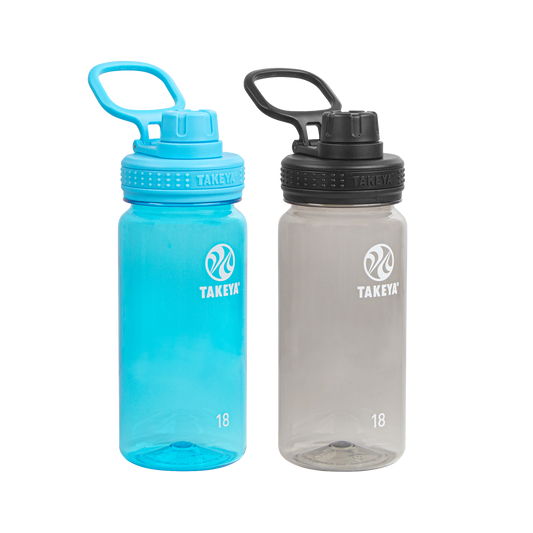 tritan-water-bottle-bundle-with-spout-lid-2-pack-z0 51476-Tritan-Spout-18-2pk-BreezyBlue-StormyBlack-Front_1.png