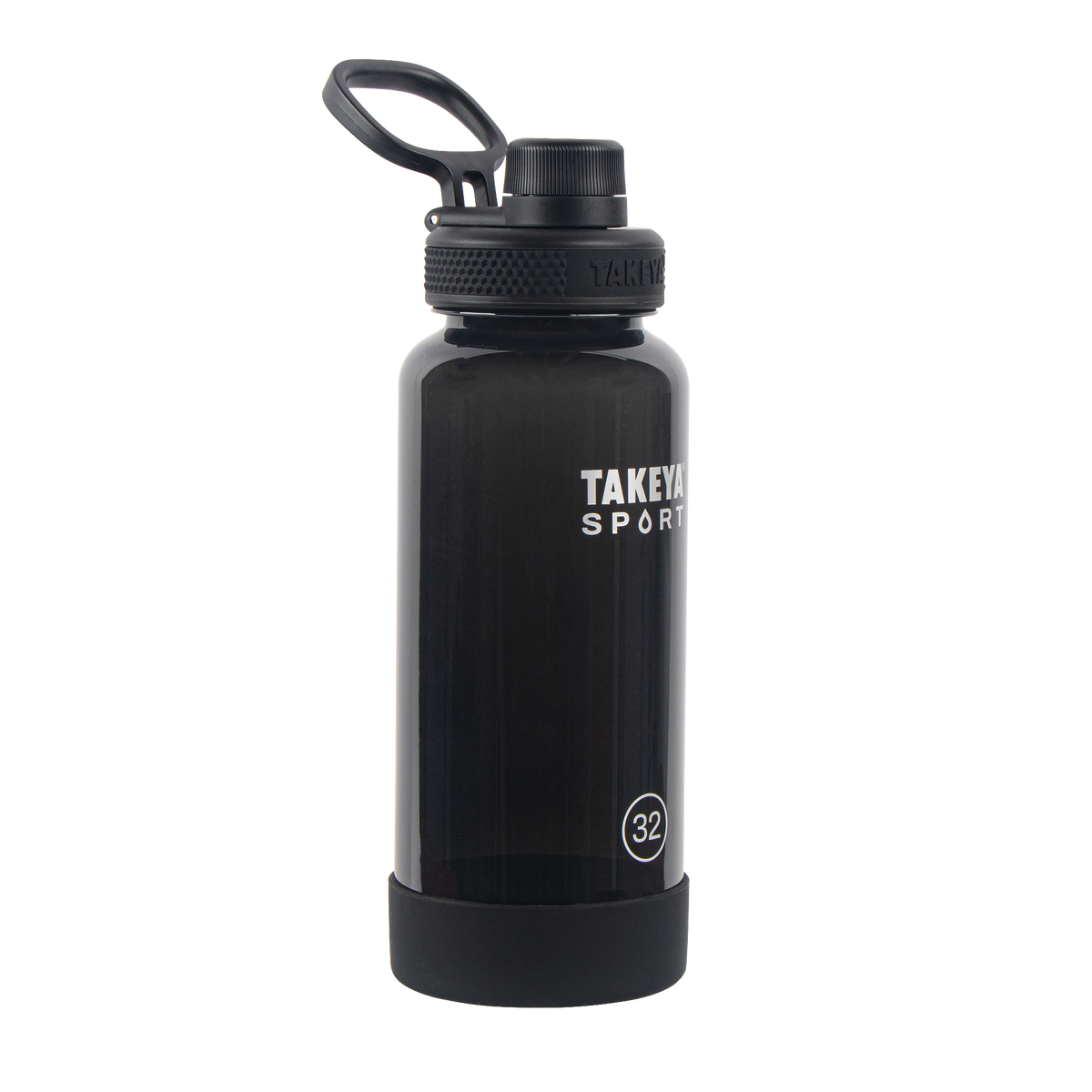 tritan-sport-water-bottle-with-spout-lid-j5 51829-TKS-Tritan-Spout-32-GrandSlamBlack-frontangle.png