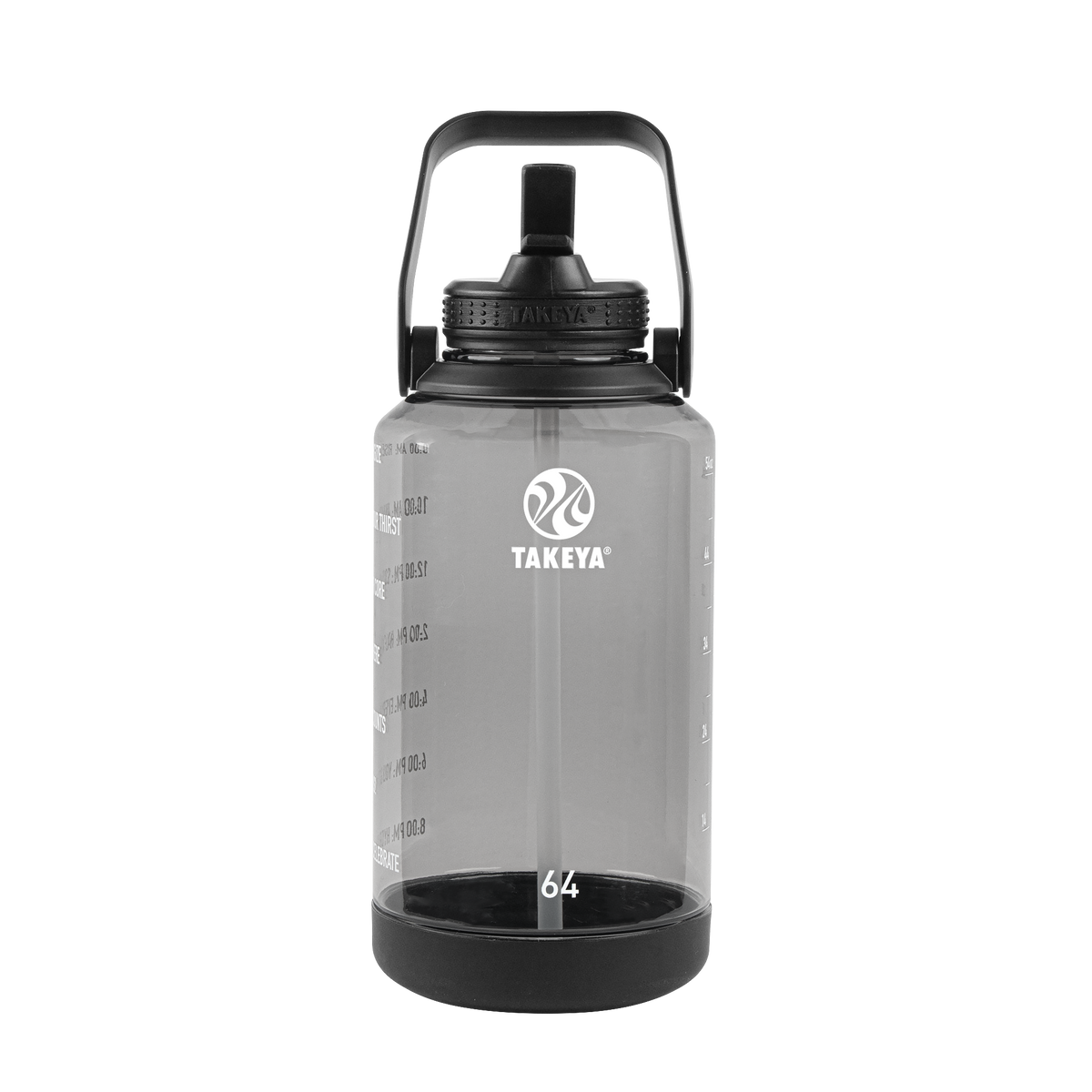 tritan-motivational-water-bottle-with-straw-lid-s7 54145-Tritan-Straw-Motivational-64-StormyBlack-front.png